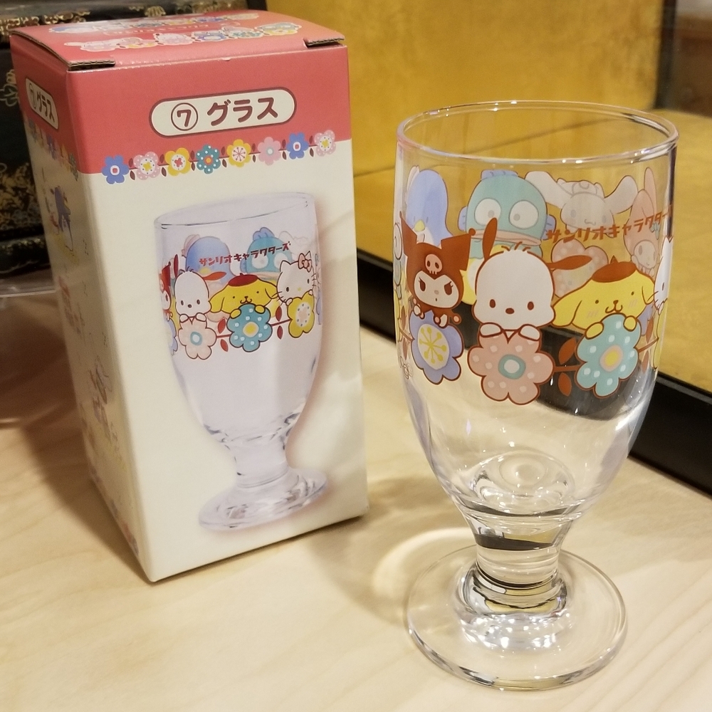 Sanrio Characters Glass Cup